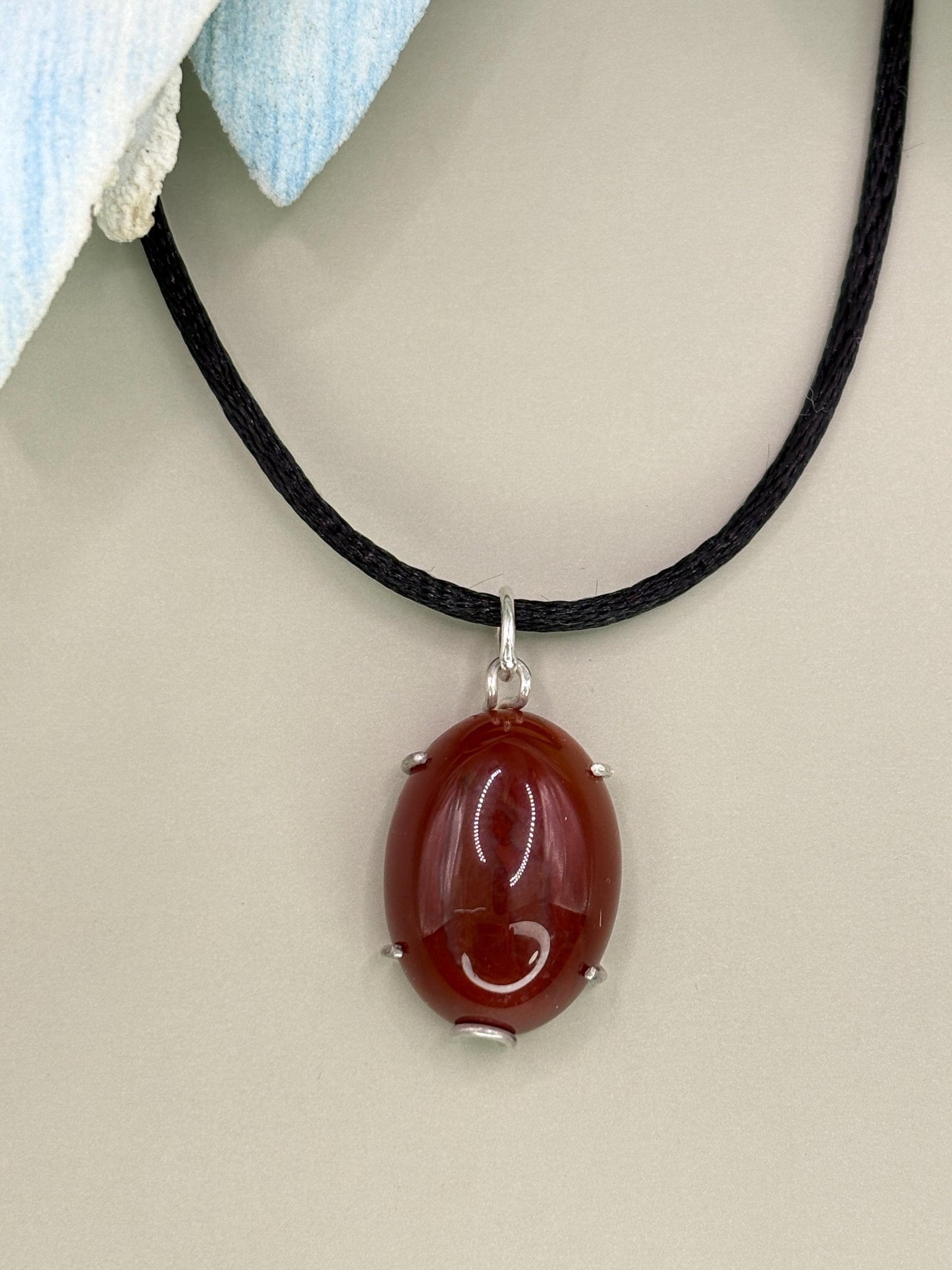 Carnelian necklace, Y2K necklace, Carnelian jewelry, simple necklace, everyday necklace, happy birthday, 30th birthday gift, 40th birthday gift, Protection necklace, Mama necklace, Big sister gift, estate jewelry, Godmother gift