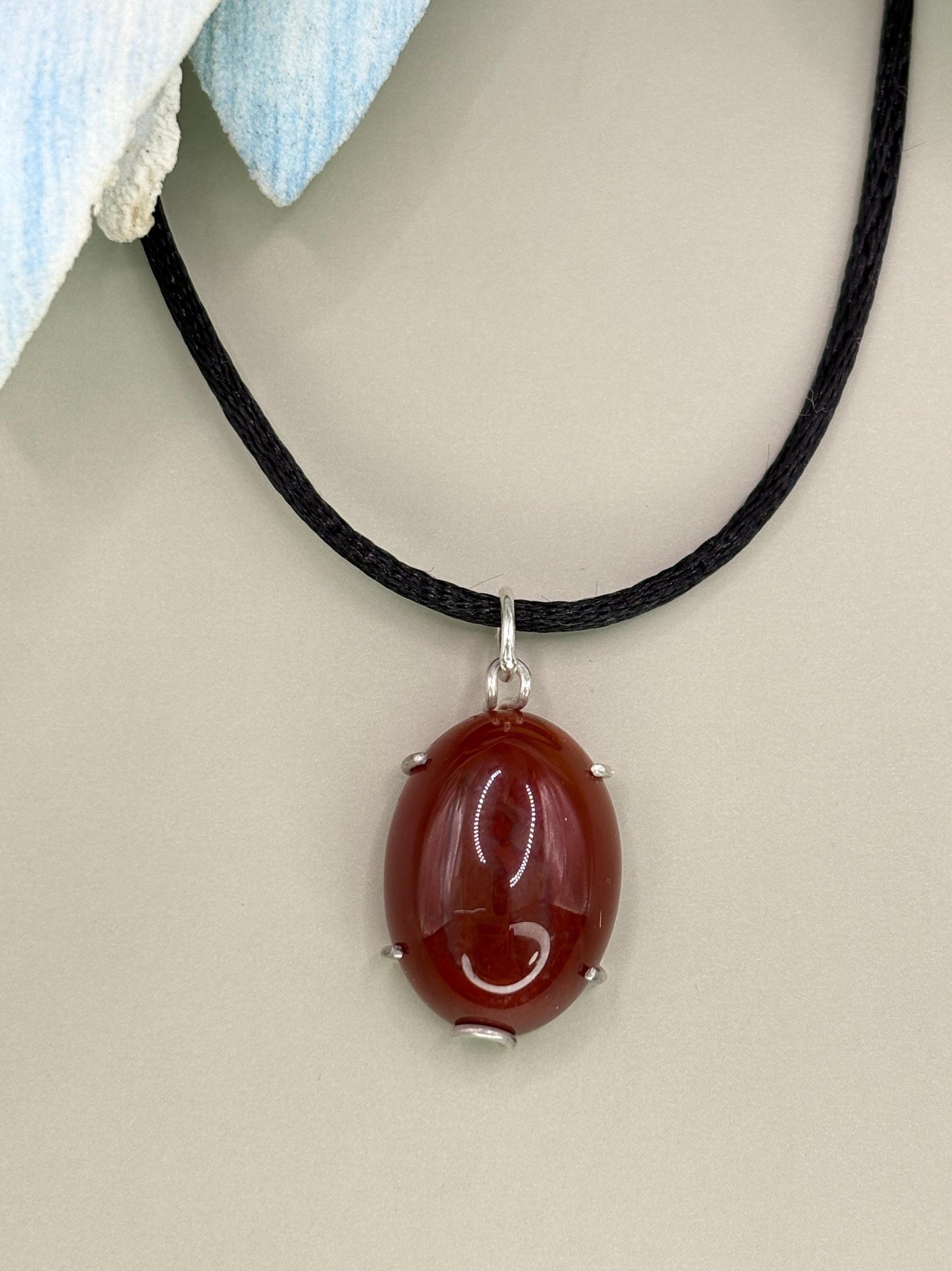 Carnelian necklace, Y2K necklace, Carnelian jewelry, simple necklace, everyday necklace, happy birthday, 30th birthday gift, 40th birthday gift, Protection necklace, Mama necklace, Big sister gift, estate jewelry, Godmother gift