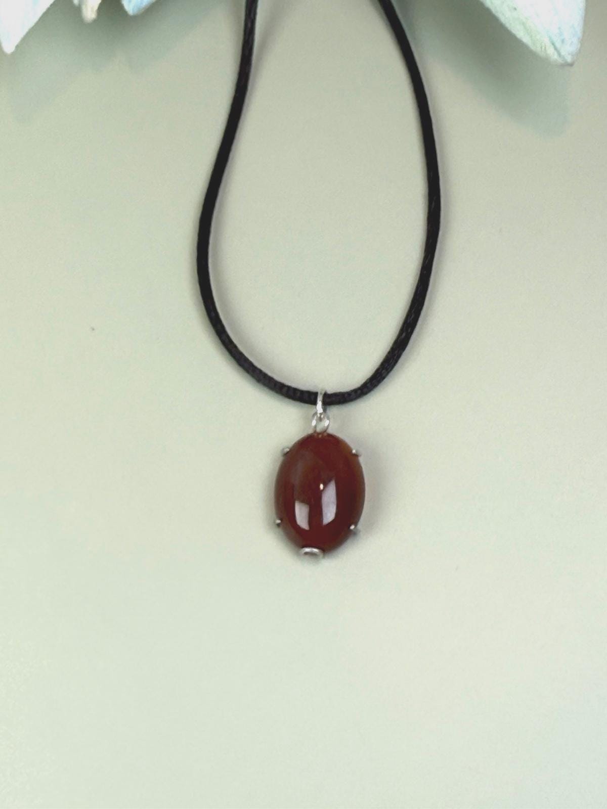 Carnelian necklace, Y2K necklace, Carnelian jewelry, simple necklace, everyday necklace, happy birthday, 30th birthday gift, 40th birthday gift, Protection necklace, Mama necklace, Big sister gift, estate jewelry, Godmother gift