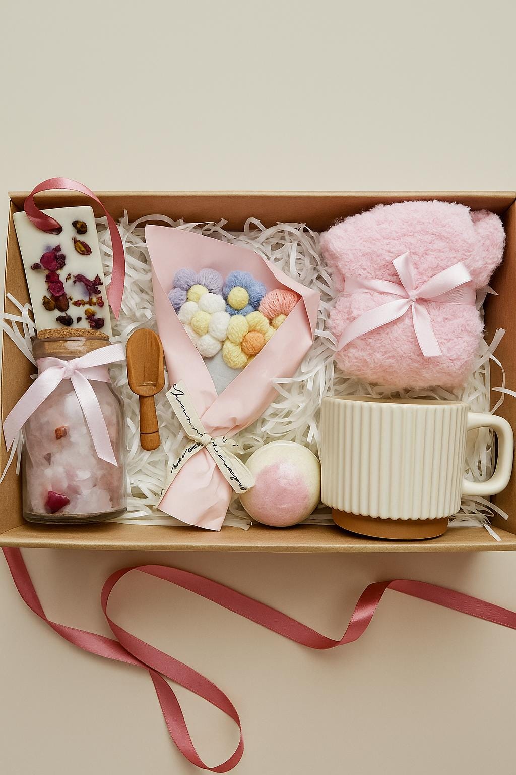 Care Package for Her Personalized Birthday Gift Birth Flower Bday Gift for Her Gift for Best Friend Hygge Gift Box Self Care Gift Box
