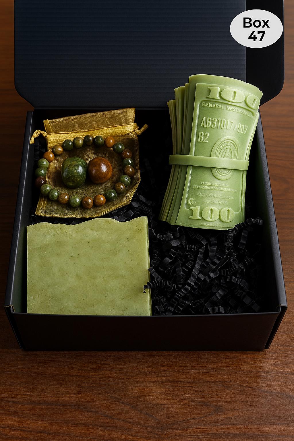 Prosperity Gift Set Manifest Money Attract Money Wealth Bracelet for Men & Woman Wealth Maker Bracelet Prosperity Crystals Gift for Her Him