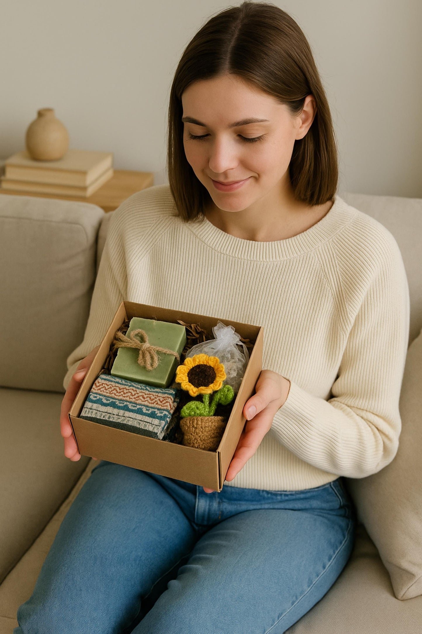 Fall Gift Box, Thanksgiving Gift, Autumn Cozy Box, Fall Care Package, Hostess Gift Box, Seasonal Cozy Gift, Autumn Self Care, Fall Wellness Gift, Cozy Socks Gift, Handmade Soap Box, Small Fall Gift, Thinking of You Fall, Autumn Thank you Gift
