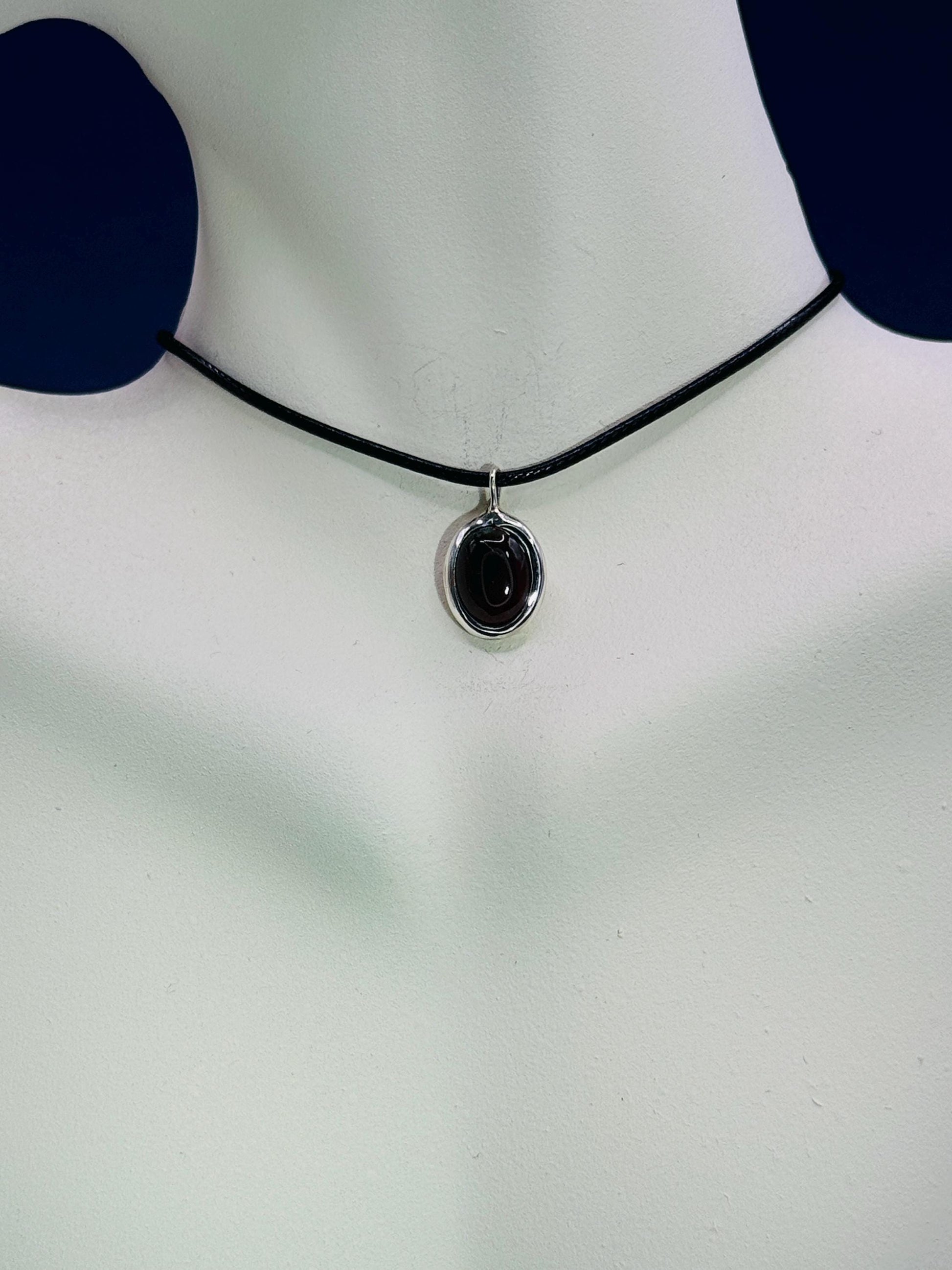 Carnelian necklace, Protection necklace, Y2K necklace, Carnelian Gift, Protection amulet, Evil Eye Necklace, Waterproof Necklace, Y2K jewelry, Sterling silver, Adjustable length
