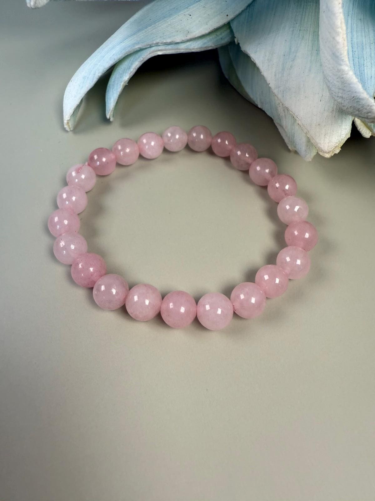 Rose Quartz, Rose Quartz bracelet, mother of groom gift,  thank you gift , for sister, evil eye bracelet, best friend bracelet, friendship bracelet, gemstone bracelet, mom bracelet, Gift for aunt, Protection bracelet, estate jewelry!