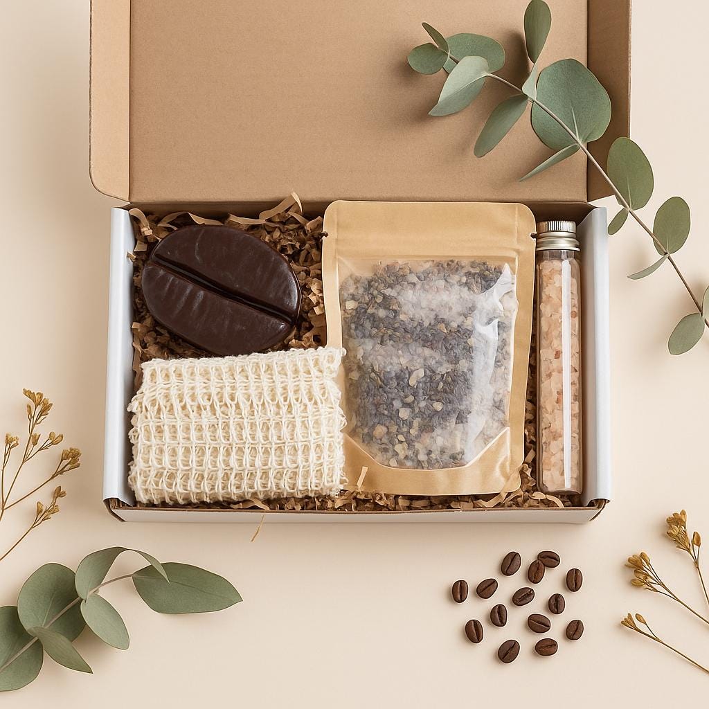 Coffee lovers Gift Coffee Spa gift Coffee Gift Box Coffee Lovers Gift Basket for Women Care Package Coffee Gifts Spa Gift Set Spa Gift Box