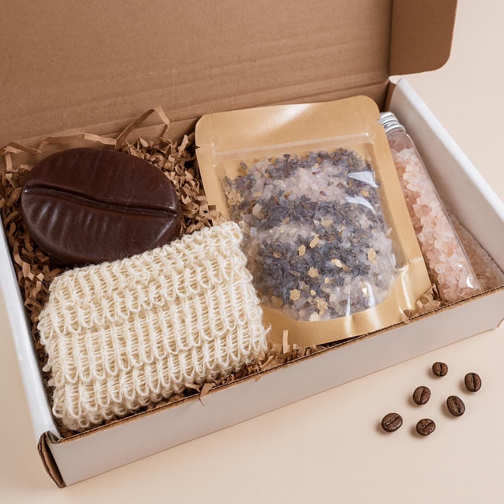Coffee lovers Gift Coffee Spa gift Coffee Gift Box Coffee Lovers Gift Basket for Women Care Package Coffee Gifts Spa Gift Set Spa Gift Box