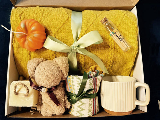Thanksgiving Gift, Fall Care Package for Her, Fall Vibes, Gift Basket for Friend, Gift Box for Women, Thinking of You Gift Box Get Well Soon