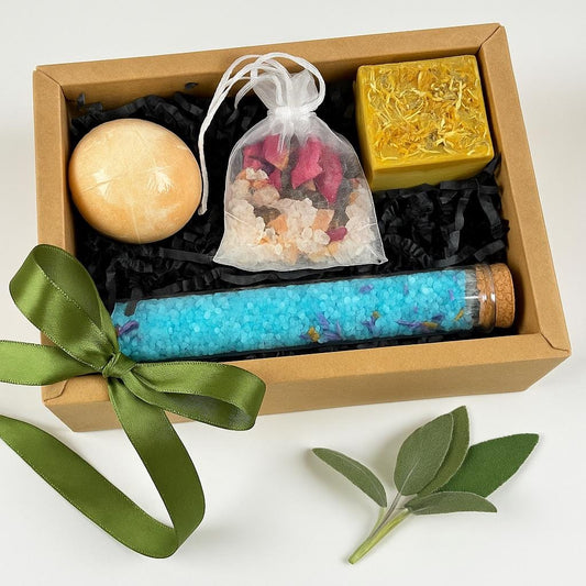 Self Care Gift Box for Women Hug in Box Pamper Gift Box Care Package Holiday Gift for Her Time to Relax Spa Gift Box Bath Salt Favors