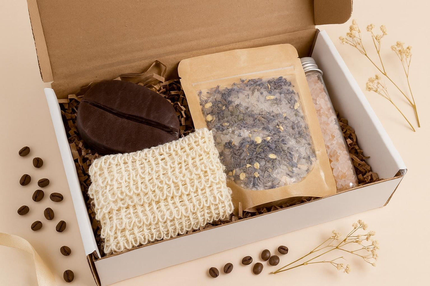 Coffee lovers Gift Coffee Spa gift Coffee Gift Box Coffee Lovers Gift Basket for Women Care Package Coffee Gifts Spa Gift Set Spa Gift Box