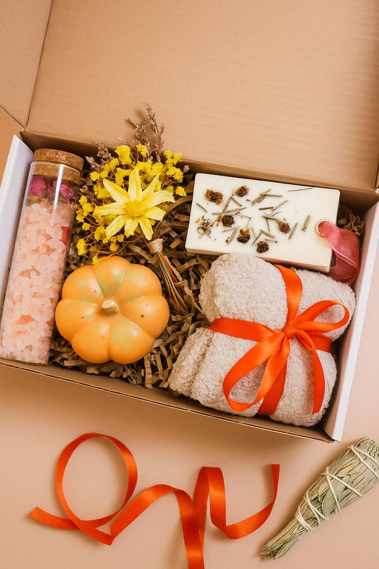 Fall Vibes Hygge Gift Set, Warm and Cozy Gift Box, Hello Fall Care Package, Fall Gift Basket for Women and Men, Fall Gift Set, Cabin gifts