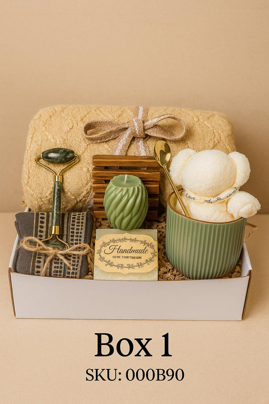 Spa Gift Box, get well soon gift, recovery care package, eco friendly self care box, handmade spa set, relaxing get well gift, sunflower comfort gift, stress relief spa box, self care recovery gift, wellness gift box, relaxation gift box, stress relief spa gift, eco friendly self care set, sunflower calming box, handmade natural spa set, relaxation candle soap gift, mindfulness gift box