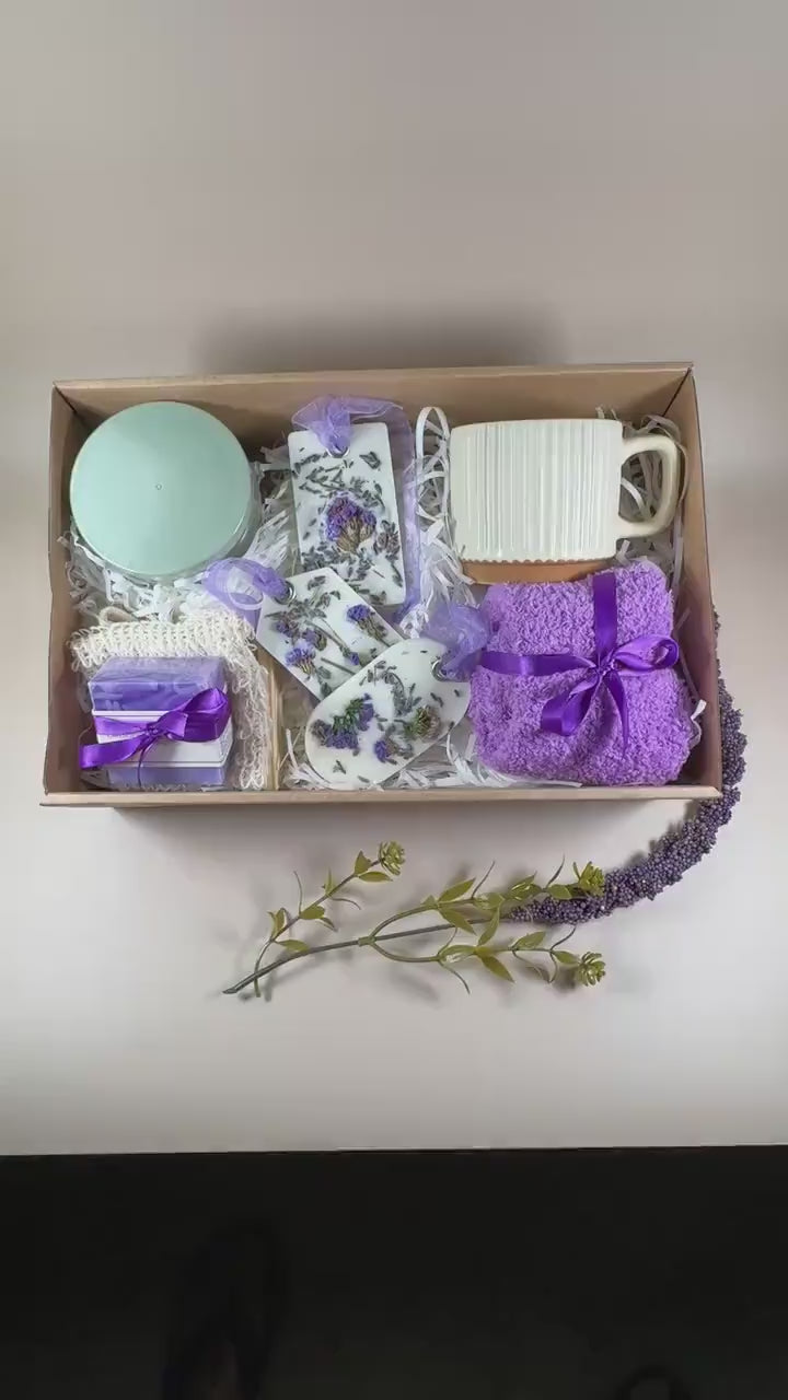 Personalized Birthday Gift Box: Spa & Cozy Care Package for Her