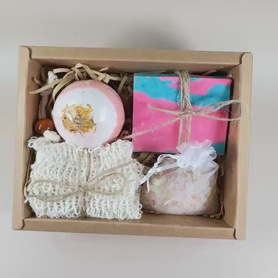Self Care Gift Box: Stress Relief Spa Gift Set for Women