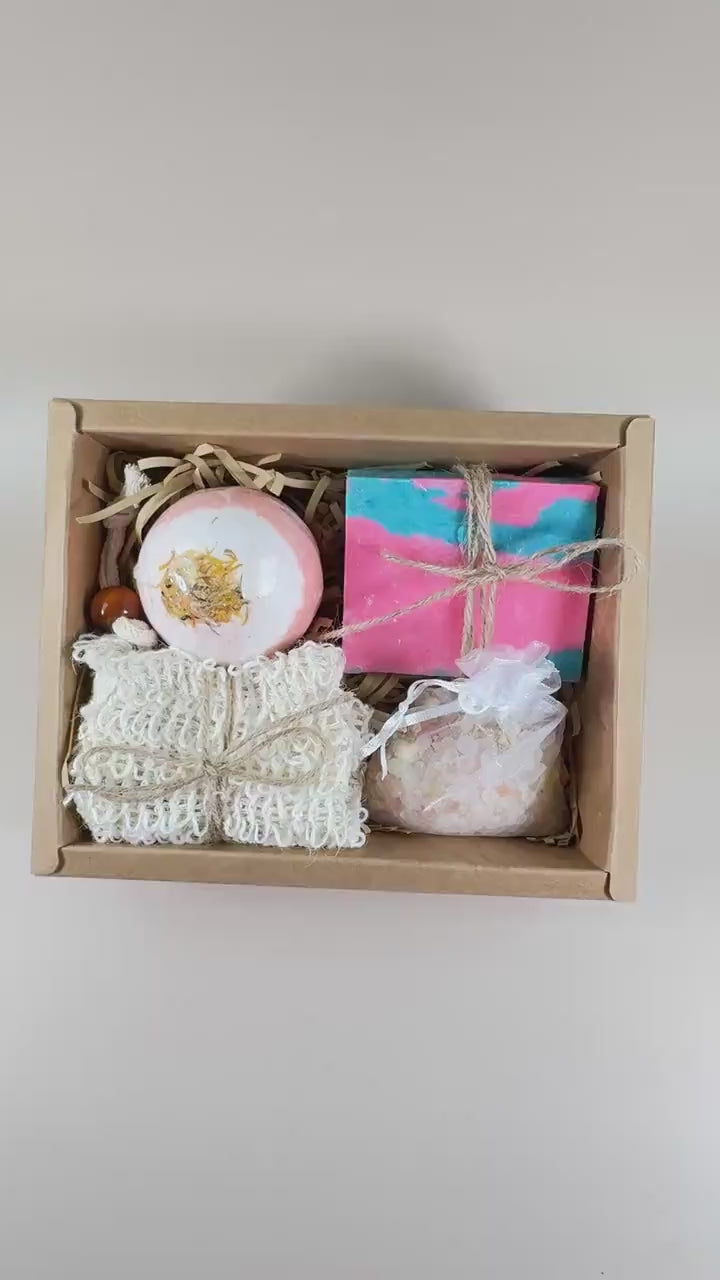 Self Care Gift Box: Stress Relief Spa Gift Set for Women