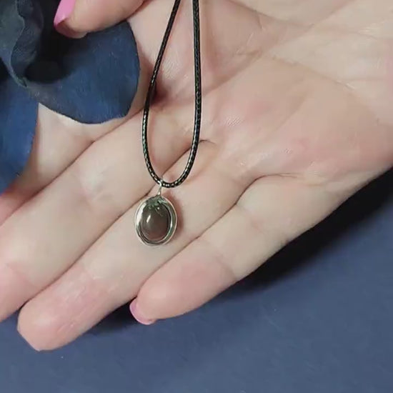 Carnelian Sterling Silver Protection Pendant: Waterproof Gemstone Necklace