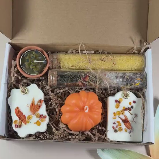 Thanksgiving Gifts – Fall Gift Basket, Spa Gift Set, Birthday Gift Box, Thanksgiving Favors